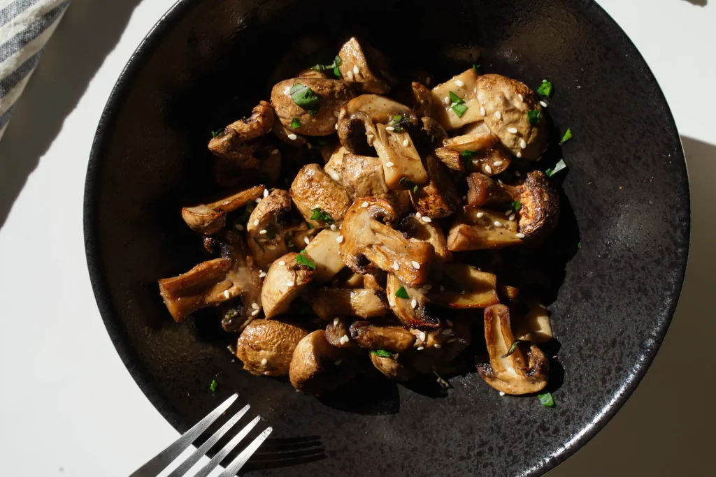 Air Fryer Mushrooms Recipe