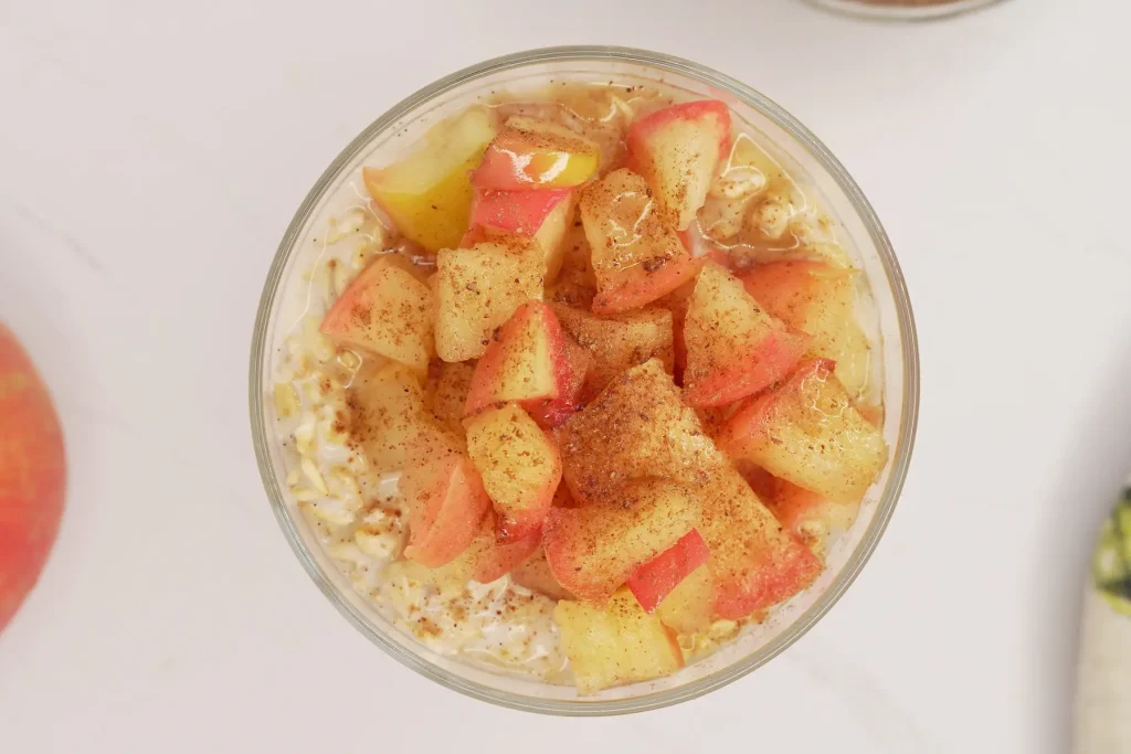 Apple Pie Overnight Oats Easy Recipe
