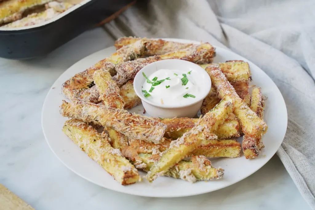 Baked Zucchini Sticks Recipe