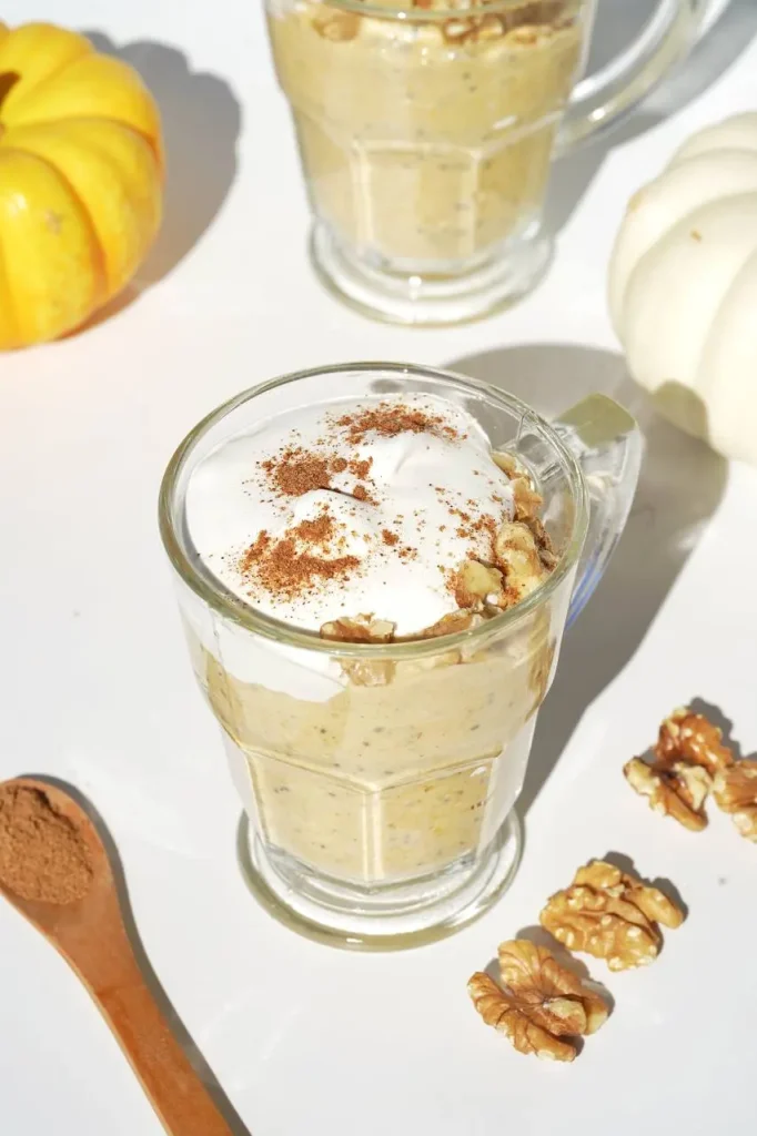 Healthy Pumpkin Pie Overnight Oats