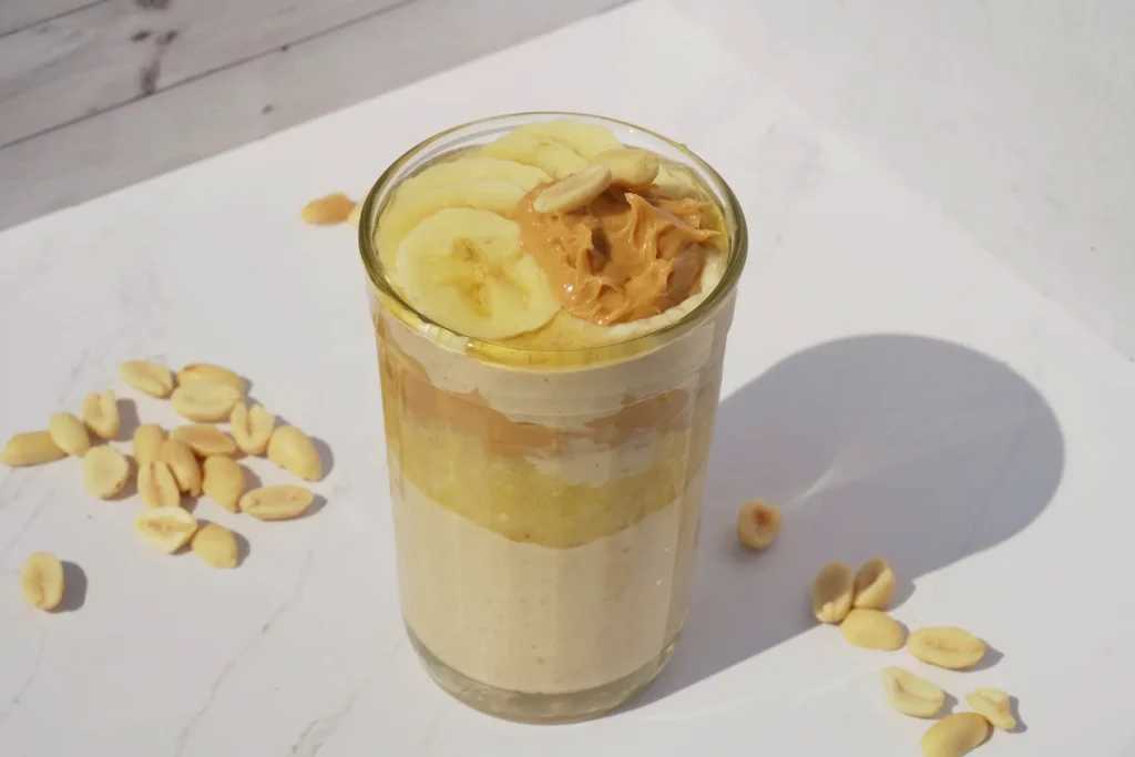 Peanut Butter & Banana Overnight Oats Recipe