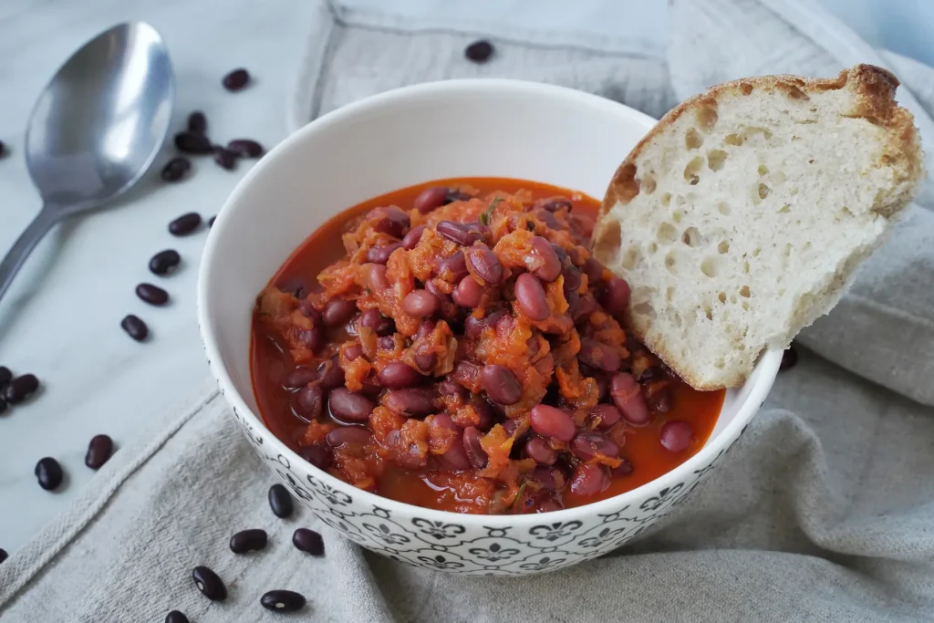 Stewed Beans with Vegetables