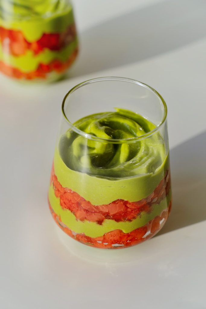 Strawberry Matcha Trifle