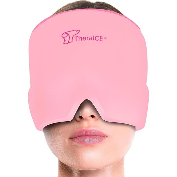 TheraICE Headache Relief Cap Migraine Ice Pack Mask